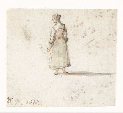 Standing Woman Seen from the Back by Gillis Neyts